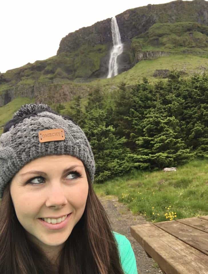 Angela in Iceland